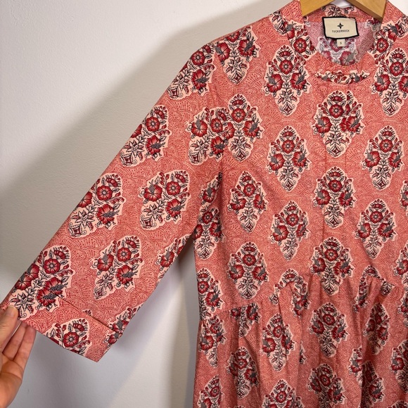 Tuckernuck Scarlet Sonata Royal Shirt Dress - Picture 4 of 8